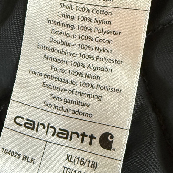 Carhartt Women's Relaxed Fit Washed Duck Insulated Hooded Vest - XL 16/18 - Picture 5 of 14